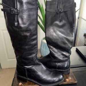 Oroscuro Italian Calf Leather Medium Shaft Boots W-39